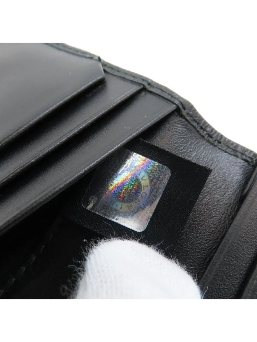 Bvlgari Business Card Holder Serpenti Scalier Man Case Leather